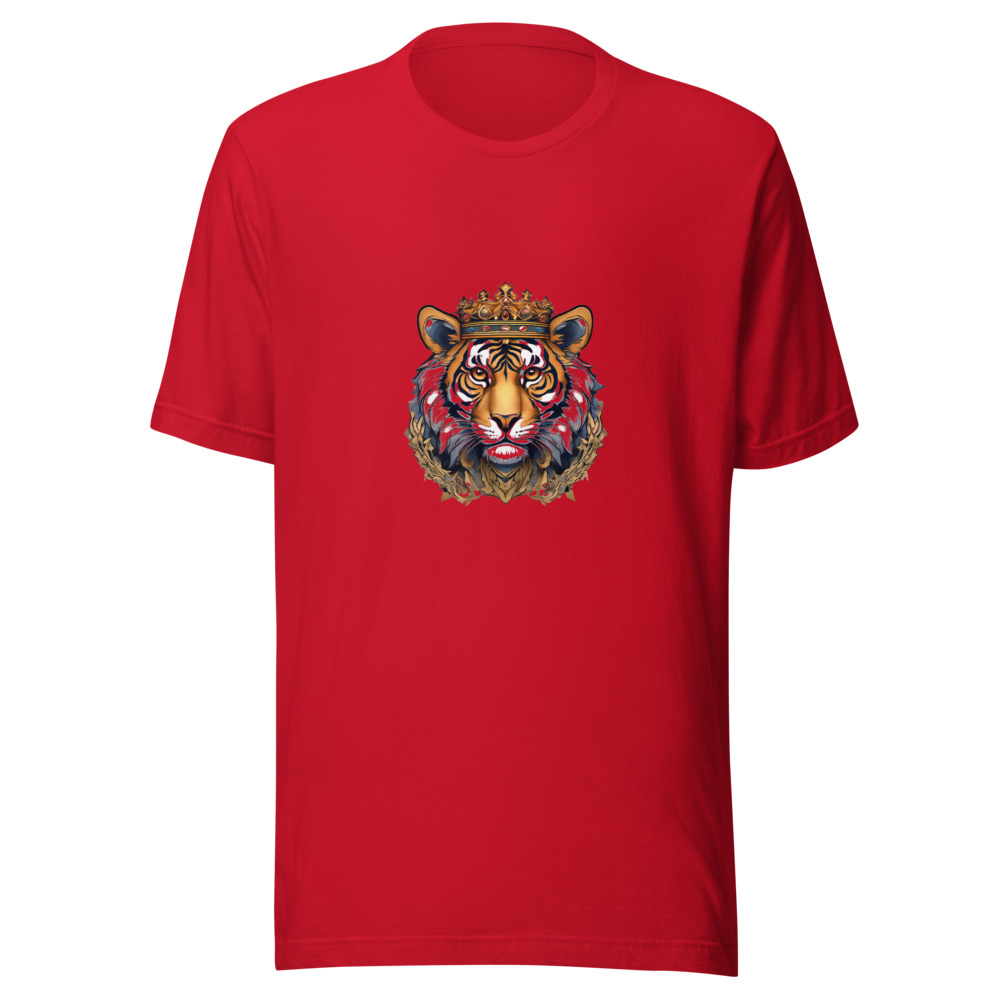 Red T-Shirt with print art