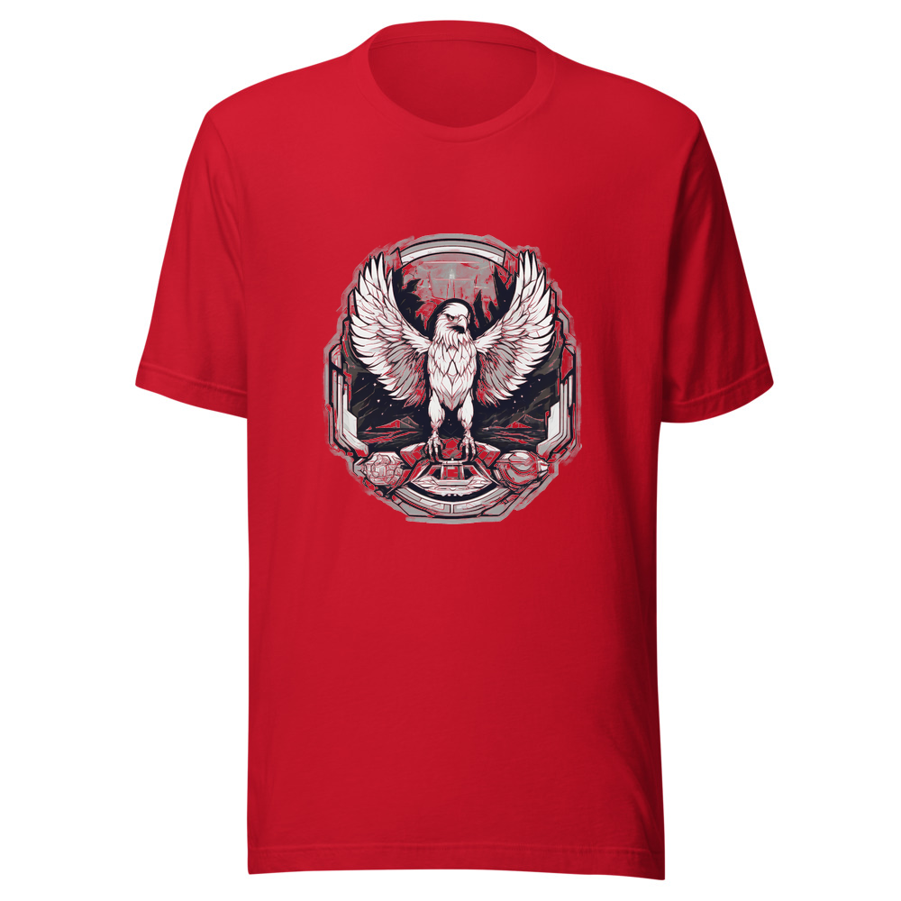 Red T-Shirt with print art