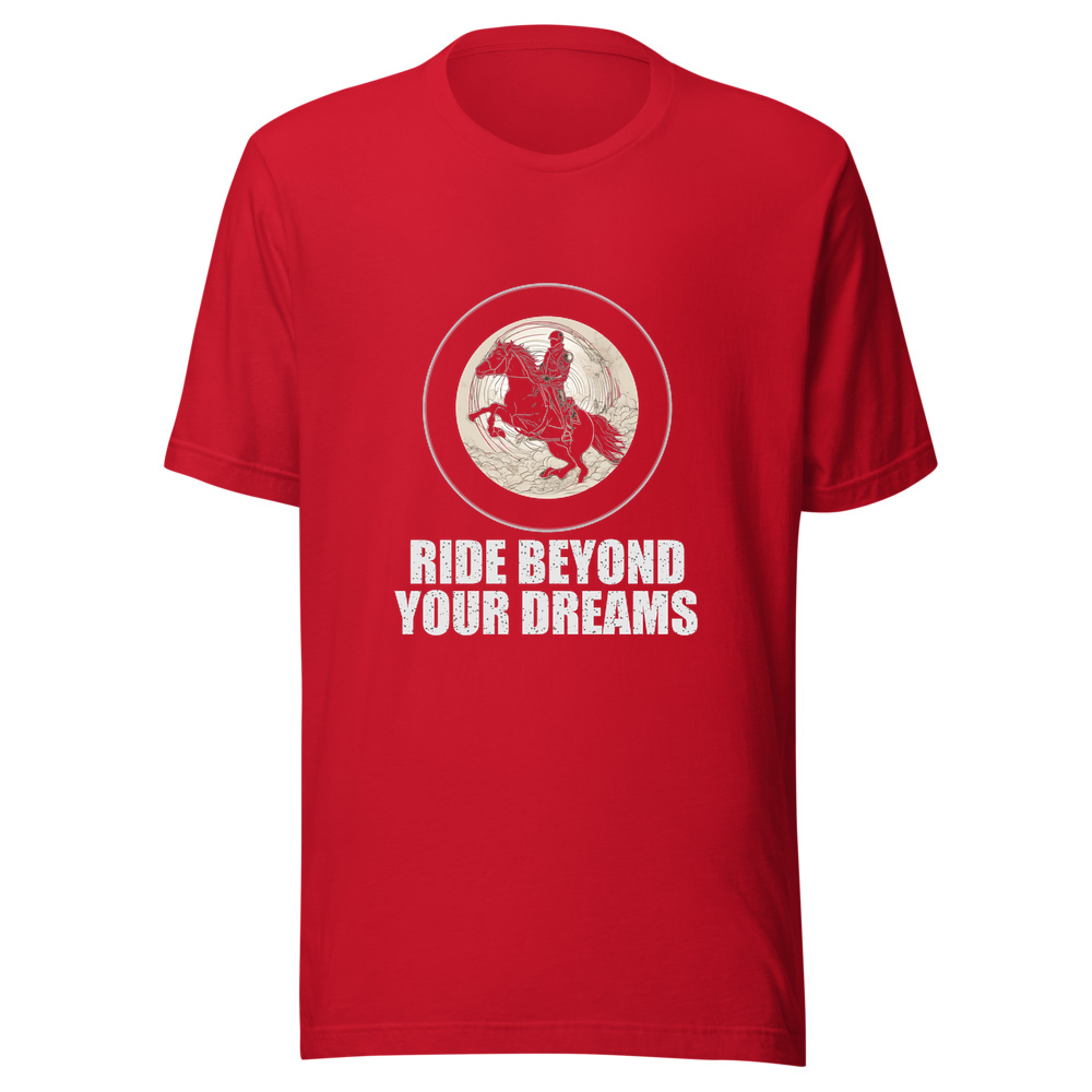 Red T-Shirt with print art