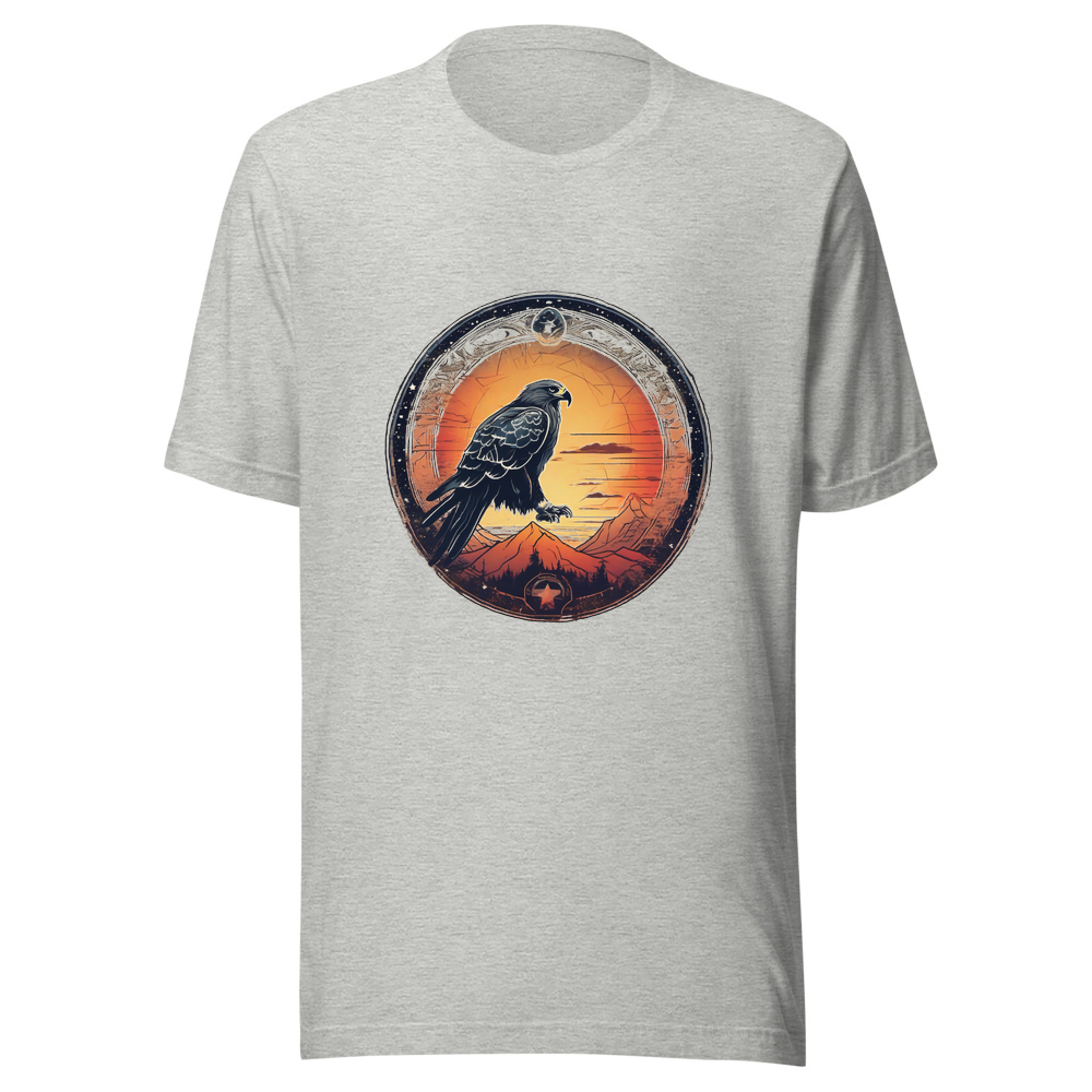 Sport Grey T-Shirt with print art