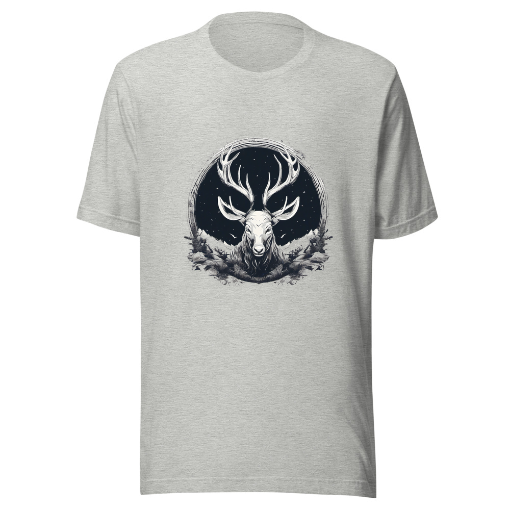 Sport Grey T-Shirt with print art