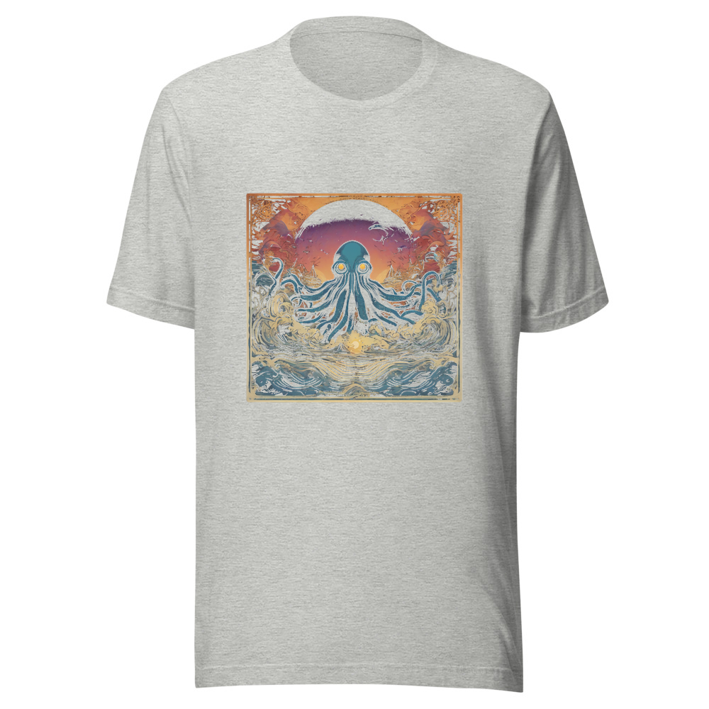 Sport Grey T-Shirt with print art