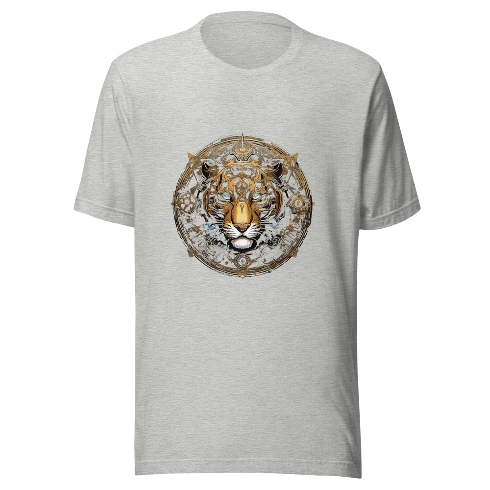 Sport Grey T-Shirt with print art