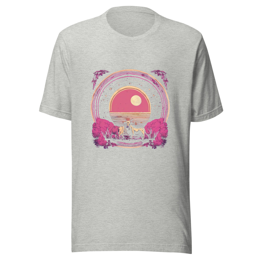 Sport Grey T-Shirt with print art