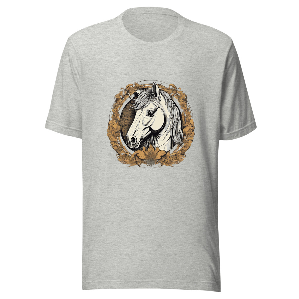 Sport Grey T-Shirt with print art