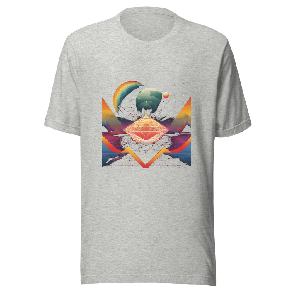 Sport Grey T-Shirt with print art