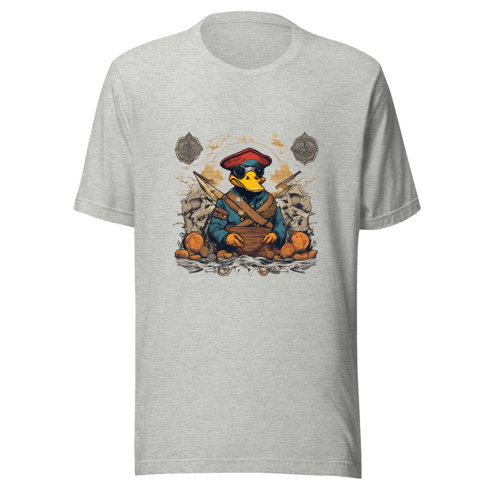 Sport Grey T-Shirt with print art