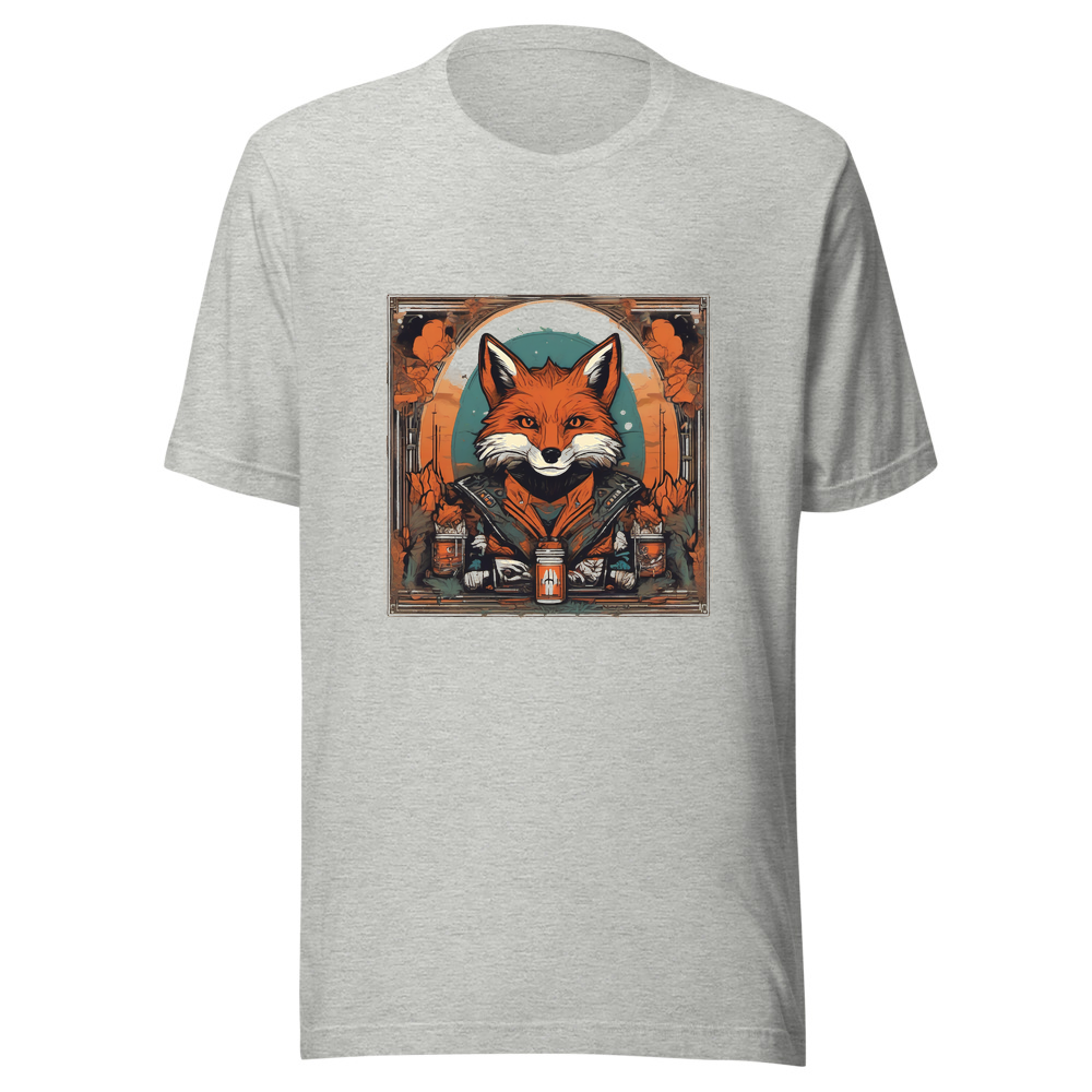 Sport Grey T-Shirt with print art