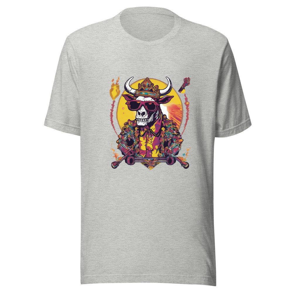 Sport Grey T-Shirt with print art