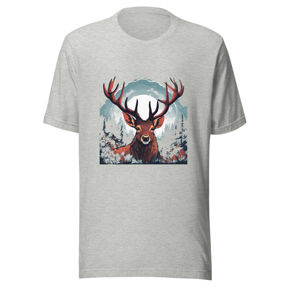 Sport Grey T-Shirt with print art