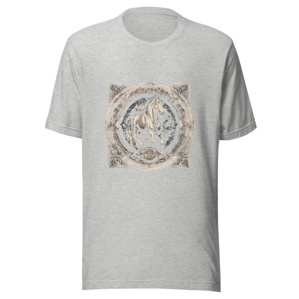 Sport Grey T-Shirt with print art