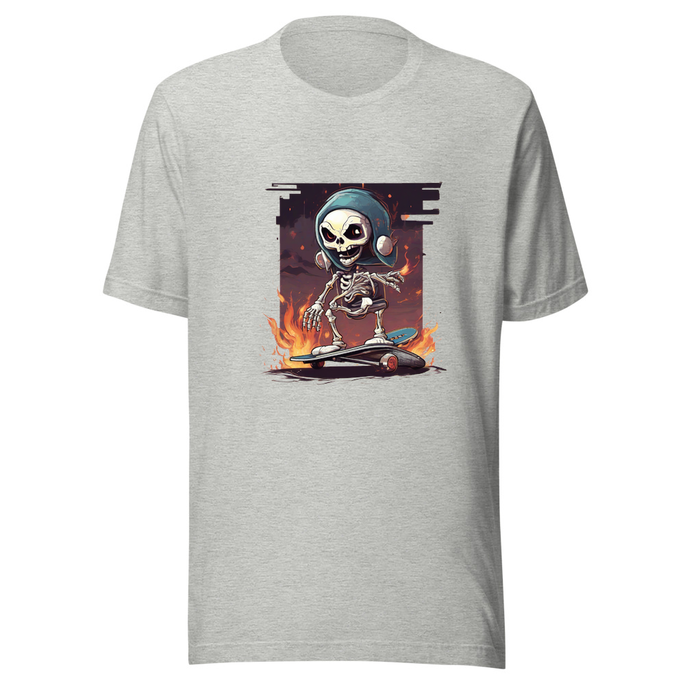 Sport Grey T-Shirt with print art