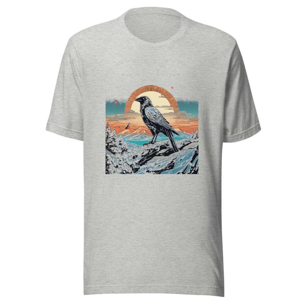 Sport Grey T-Shirt with print art
