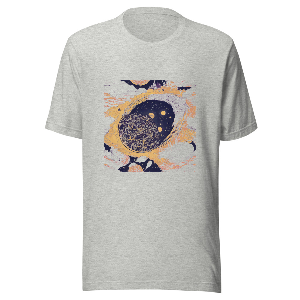 Sport Grey T-Shirt with print art