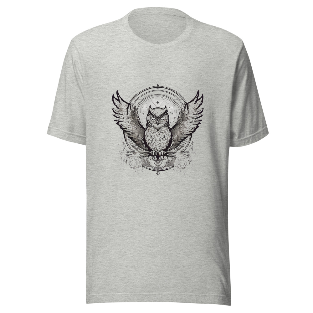 Sport Grey T-Shirt with print art
