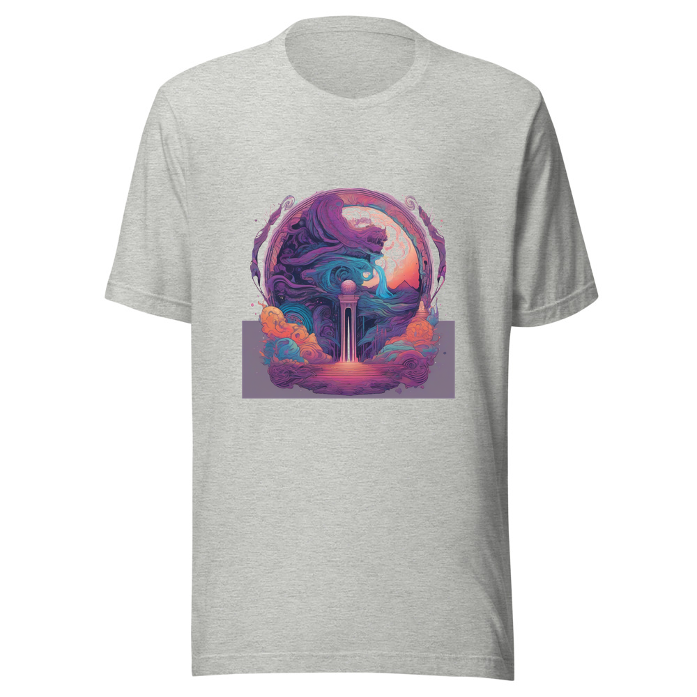 Sport Grey T-Shirt with print art