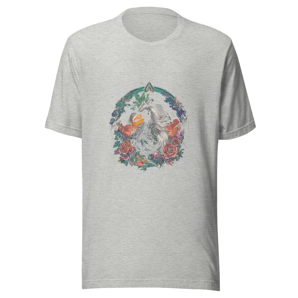 Sport Grey T-Shirt with print art