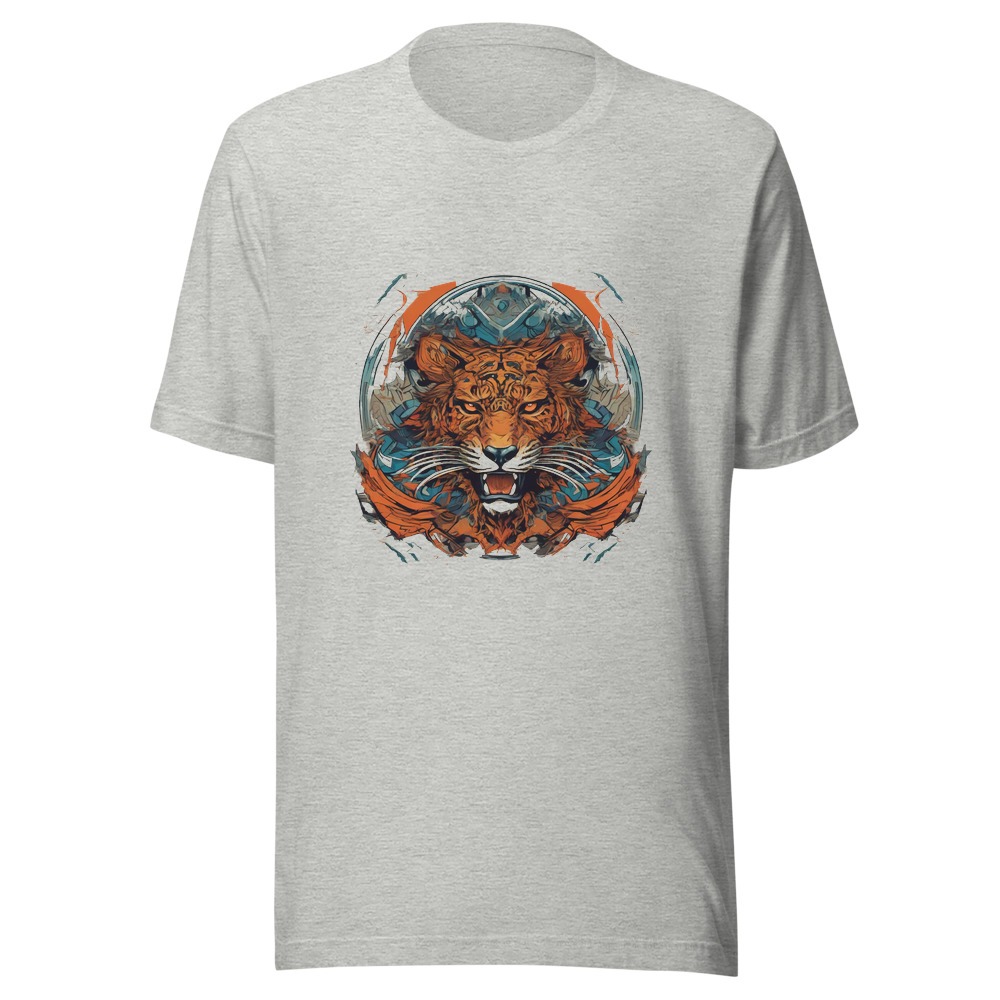 Sport Grey T-Shirt with print art