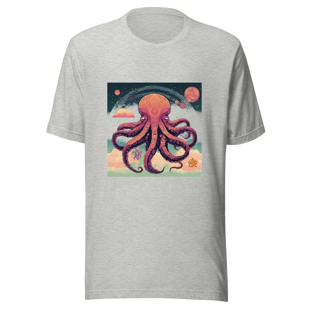 Sport Grey T-Shirt with print art