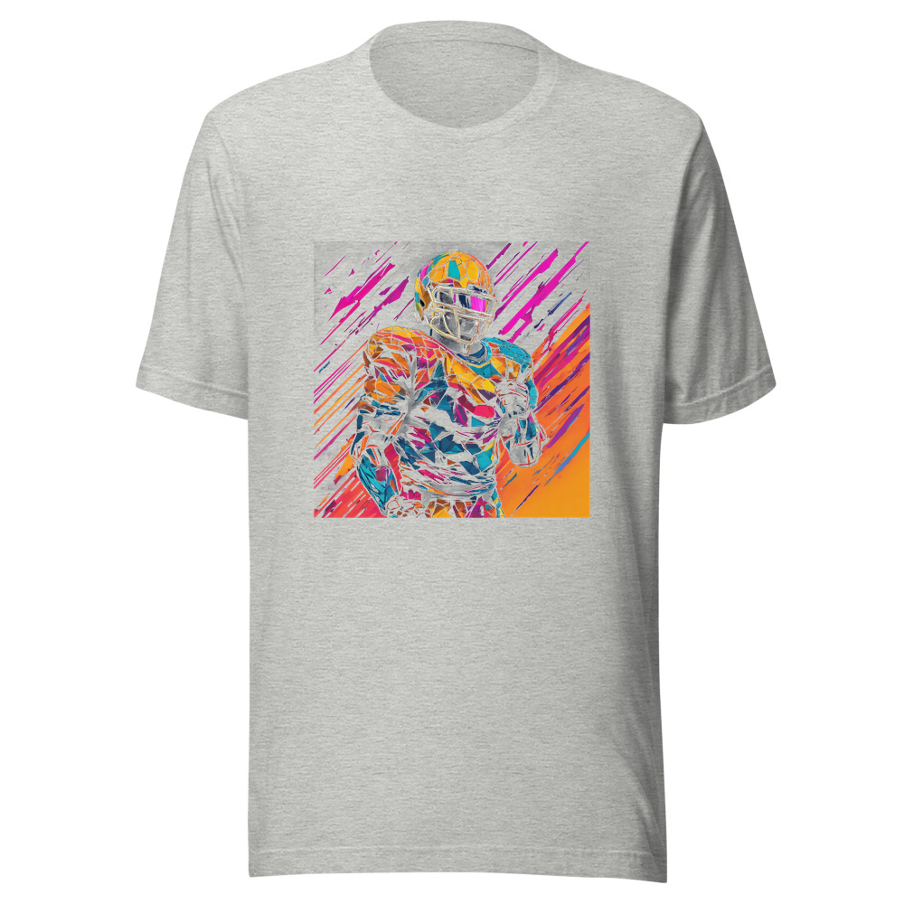 Sport Grey T-Shirt with print art