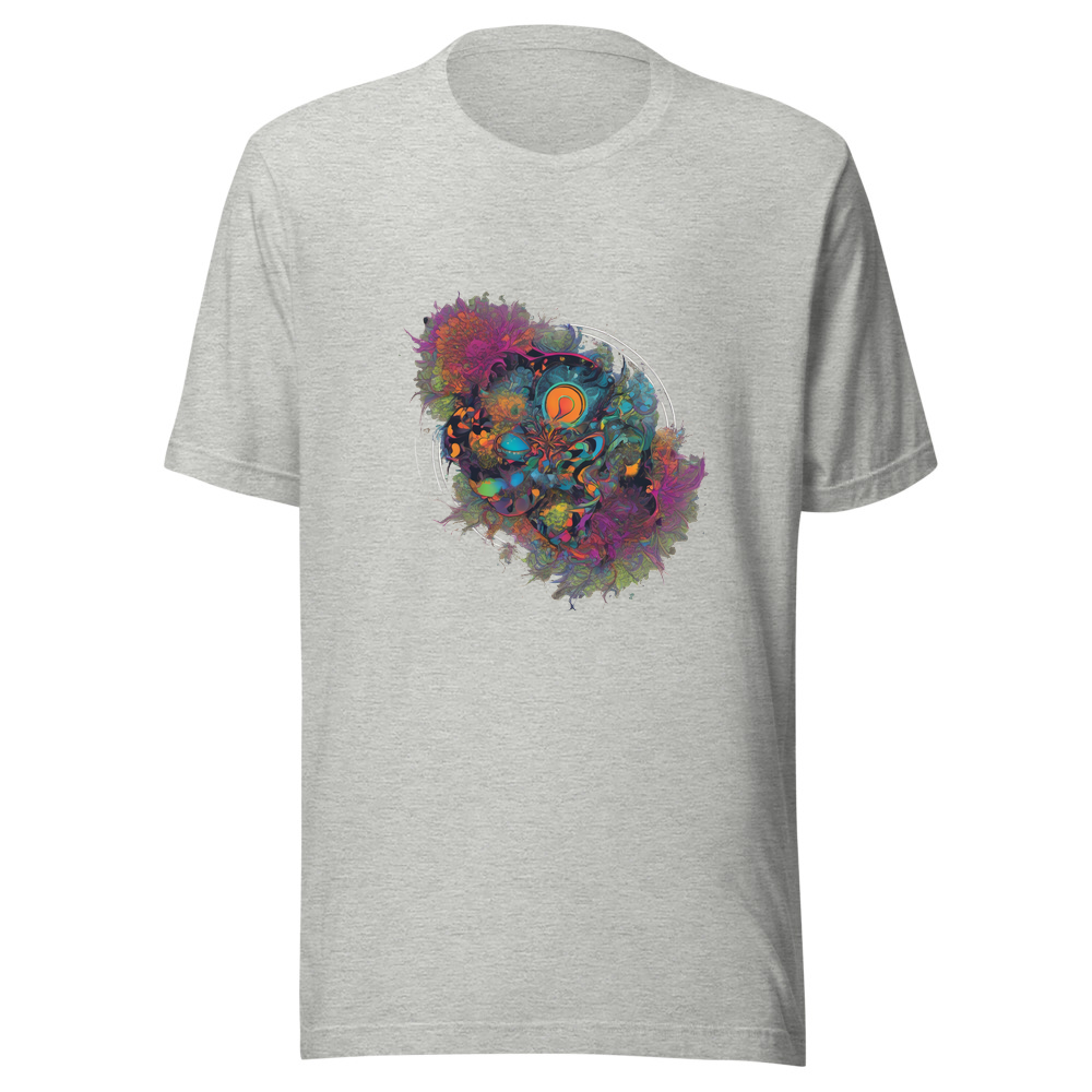 Sport Grey T-Shirt with print art