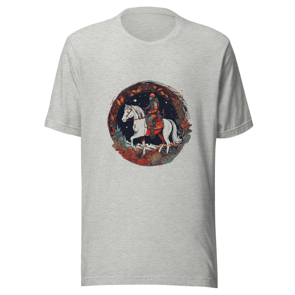 Sport Grey T-Shirt with print art
