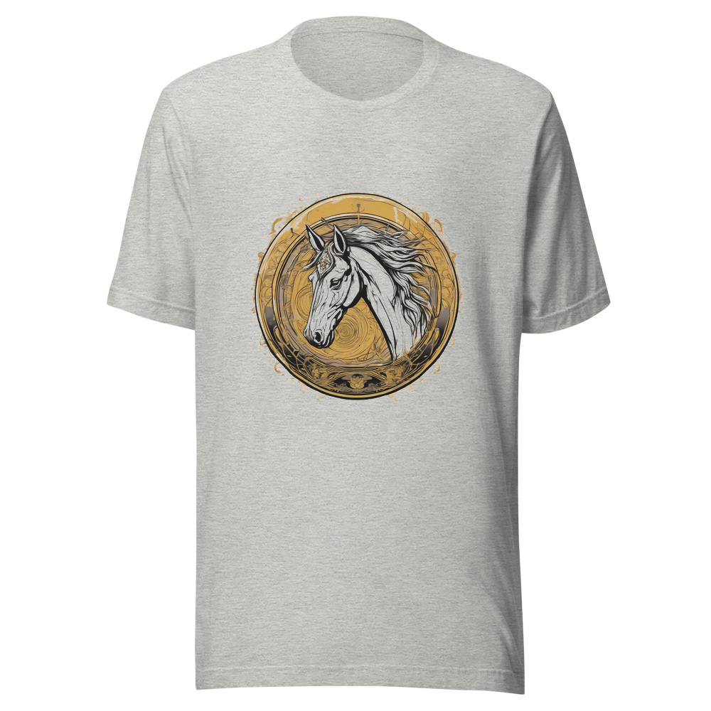 Sport Grey T-Shirt with print art