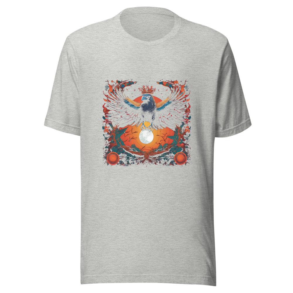 Sport Grey T-Shirt with print art