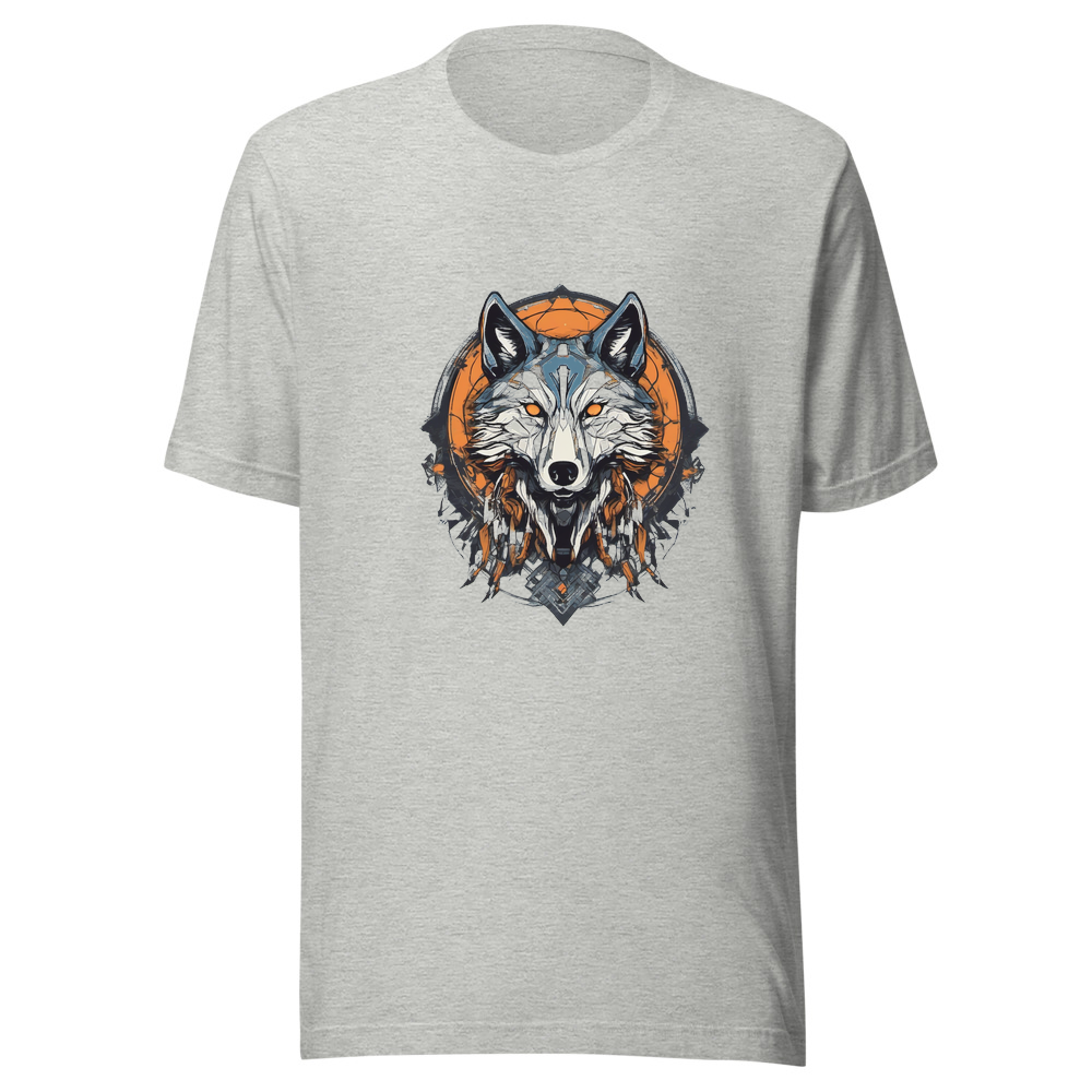 Sport Grey T-Shirt with print art
