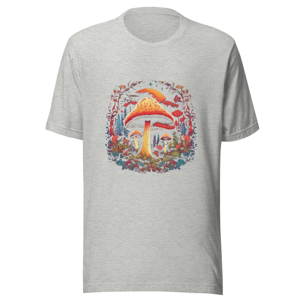 Sport Grey T-Shirt with print art