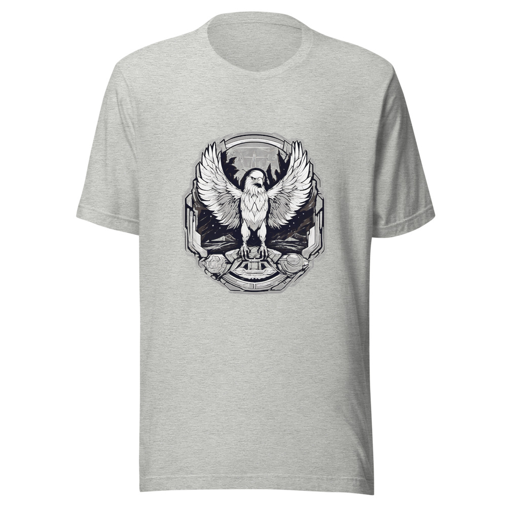Sport Grey T-Shirt with print art