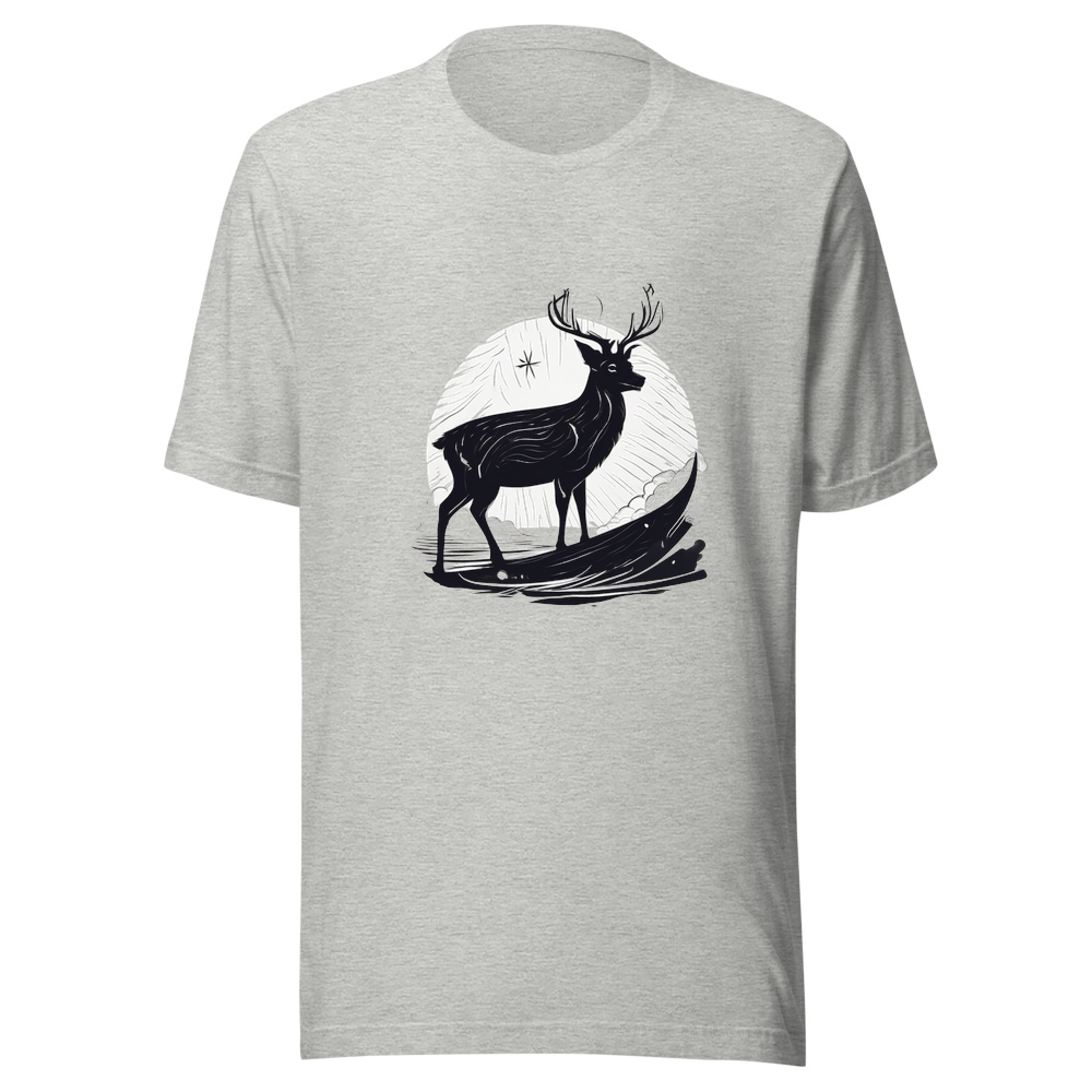 Sport Grey T-Shirt with print art