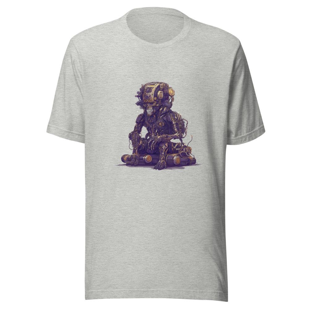 Sport Grey T-Shirt with print art