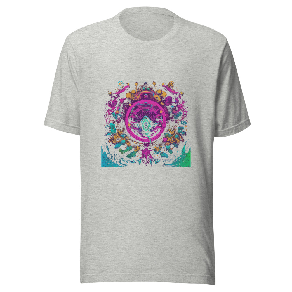Sport Grey T-Shirt with print art
