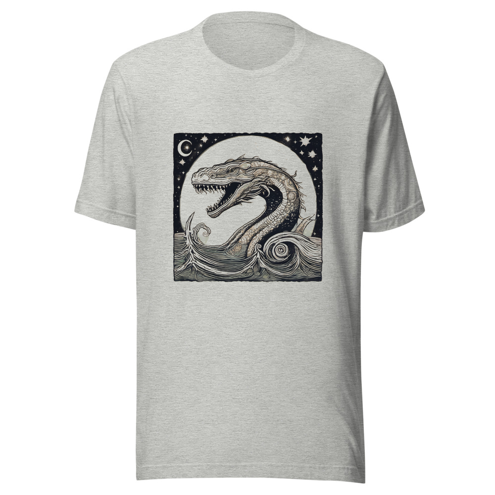 Sport Grey T-Shirt with print art