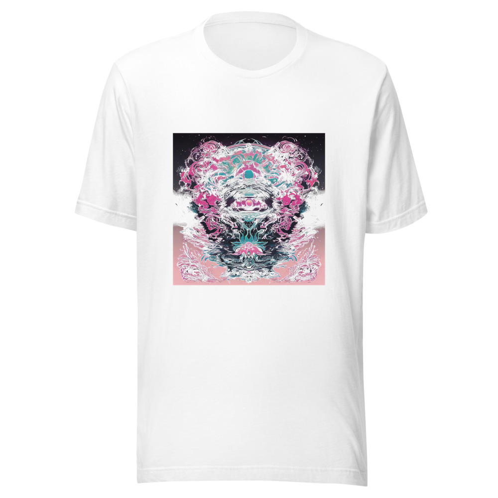 White T-Shirt with print art
