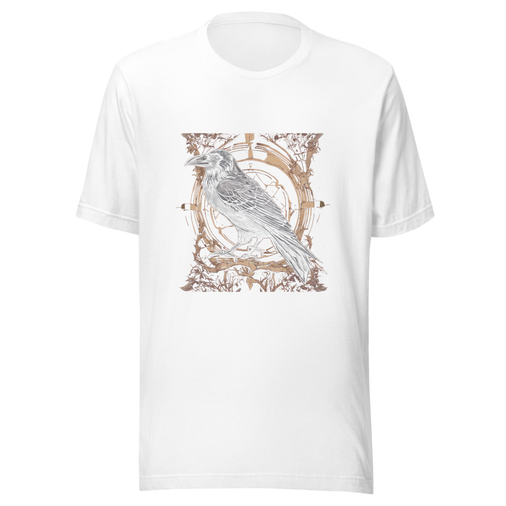 White T-Shirt with print art