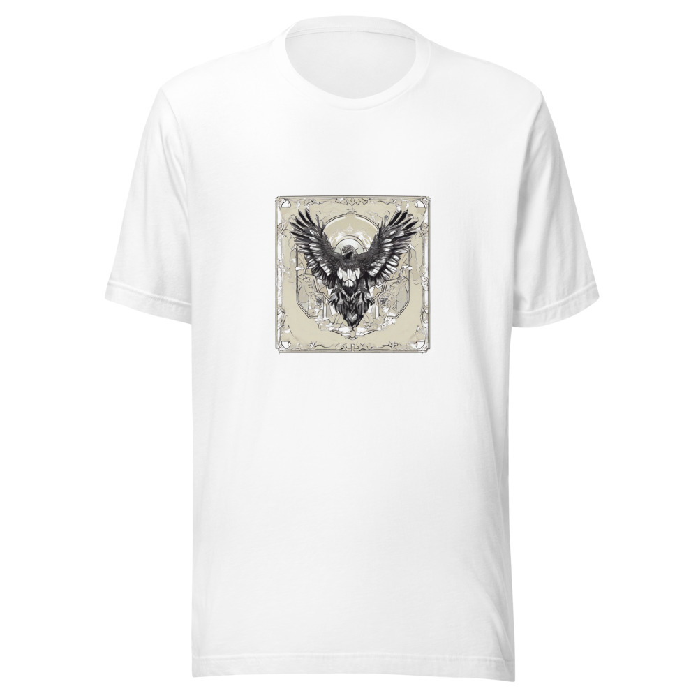 White T-Shirt with print art