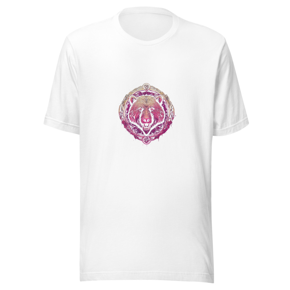 White T-Shirt with print art