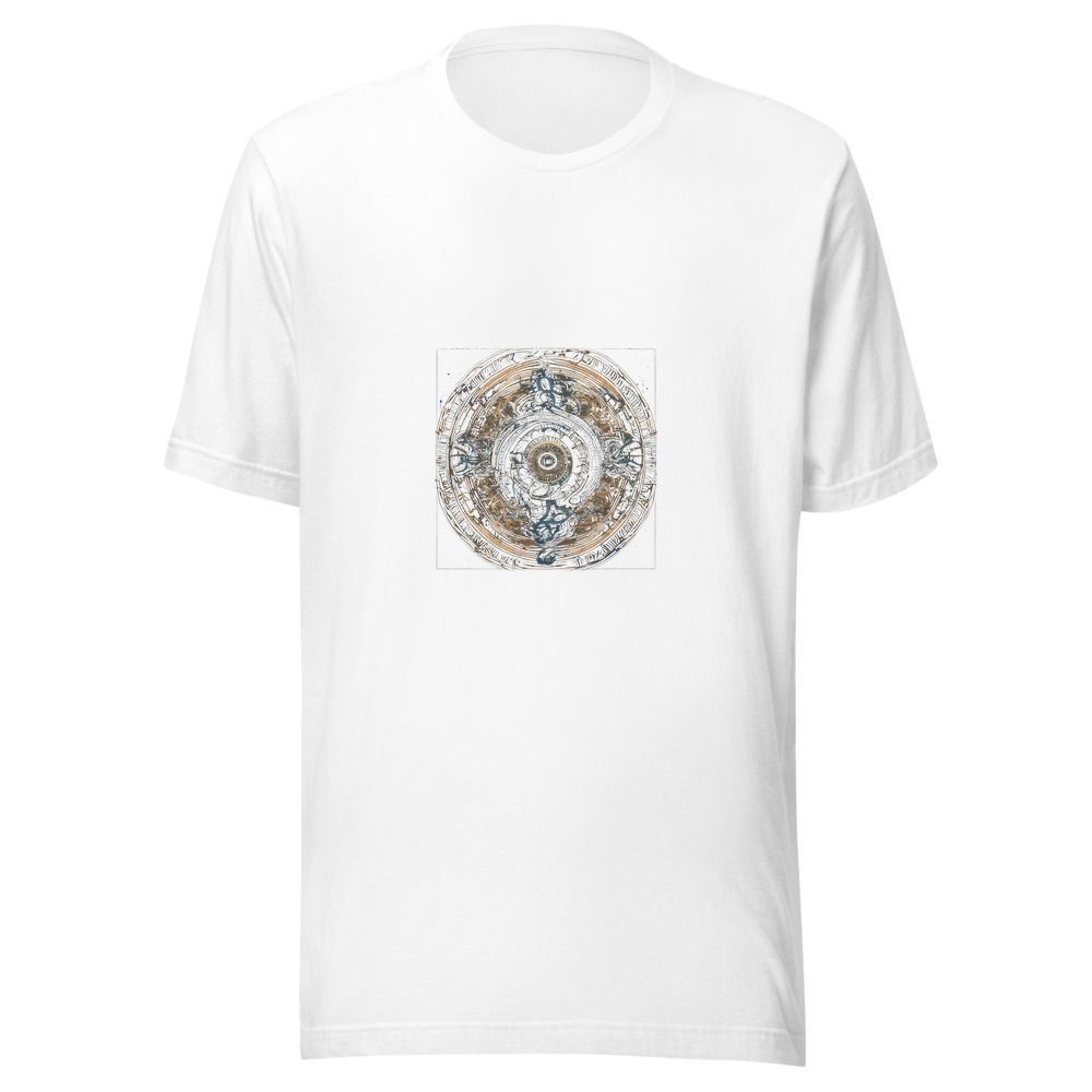 White T-Shirt with print art