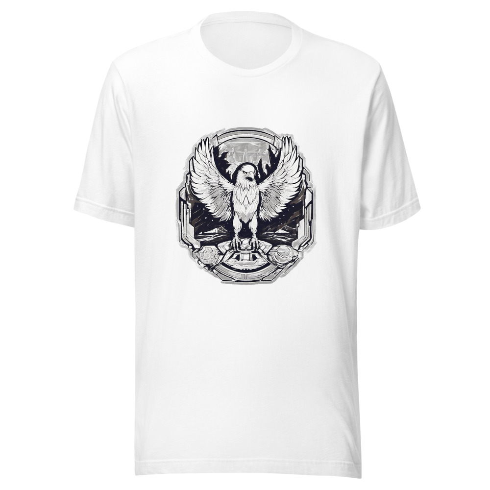 White T-Shirt with print art