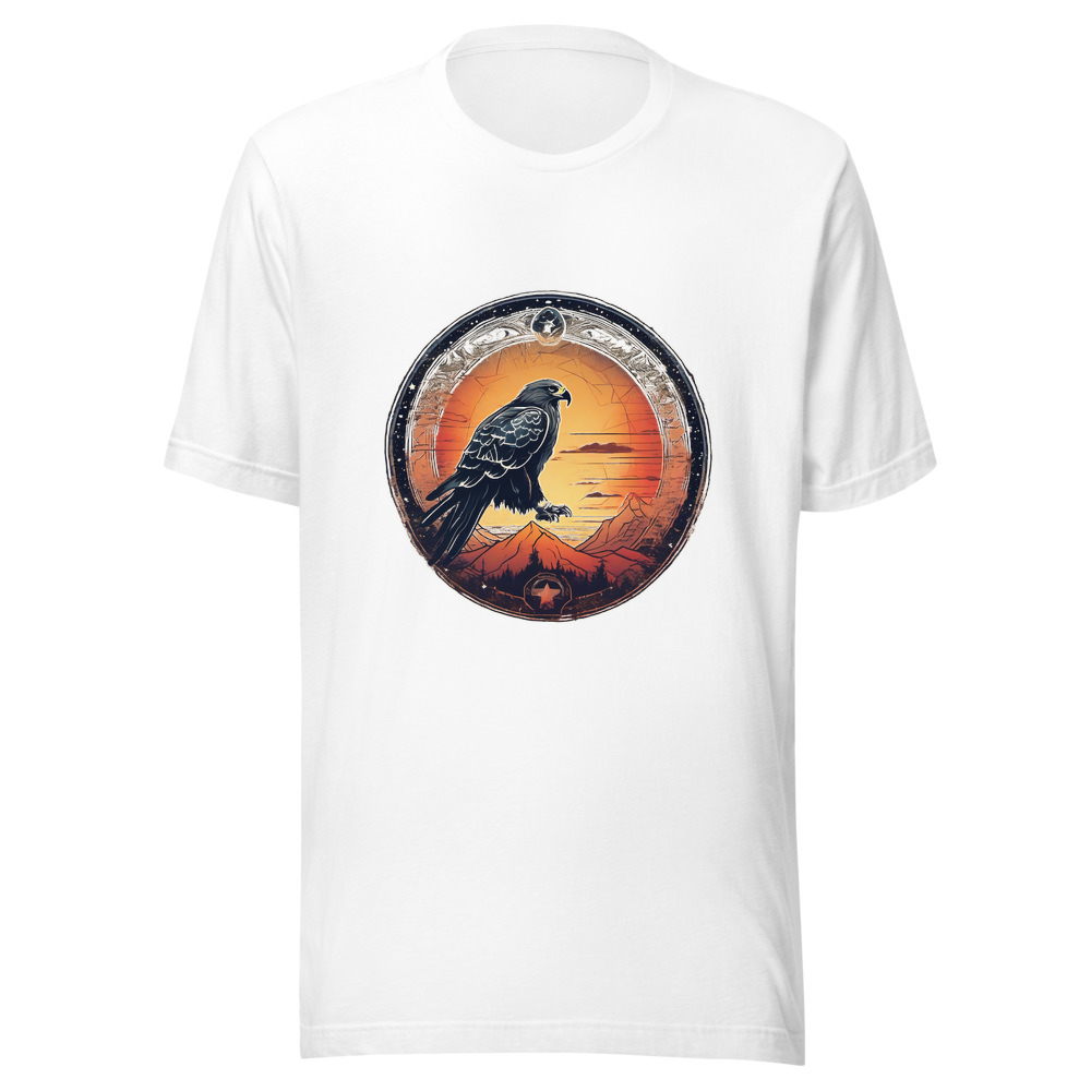 White T-Shirt with print art