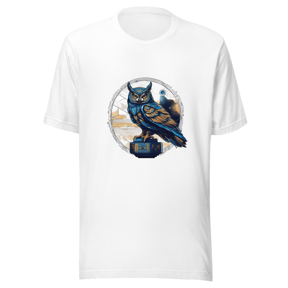 White T-Shirt with print art