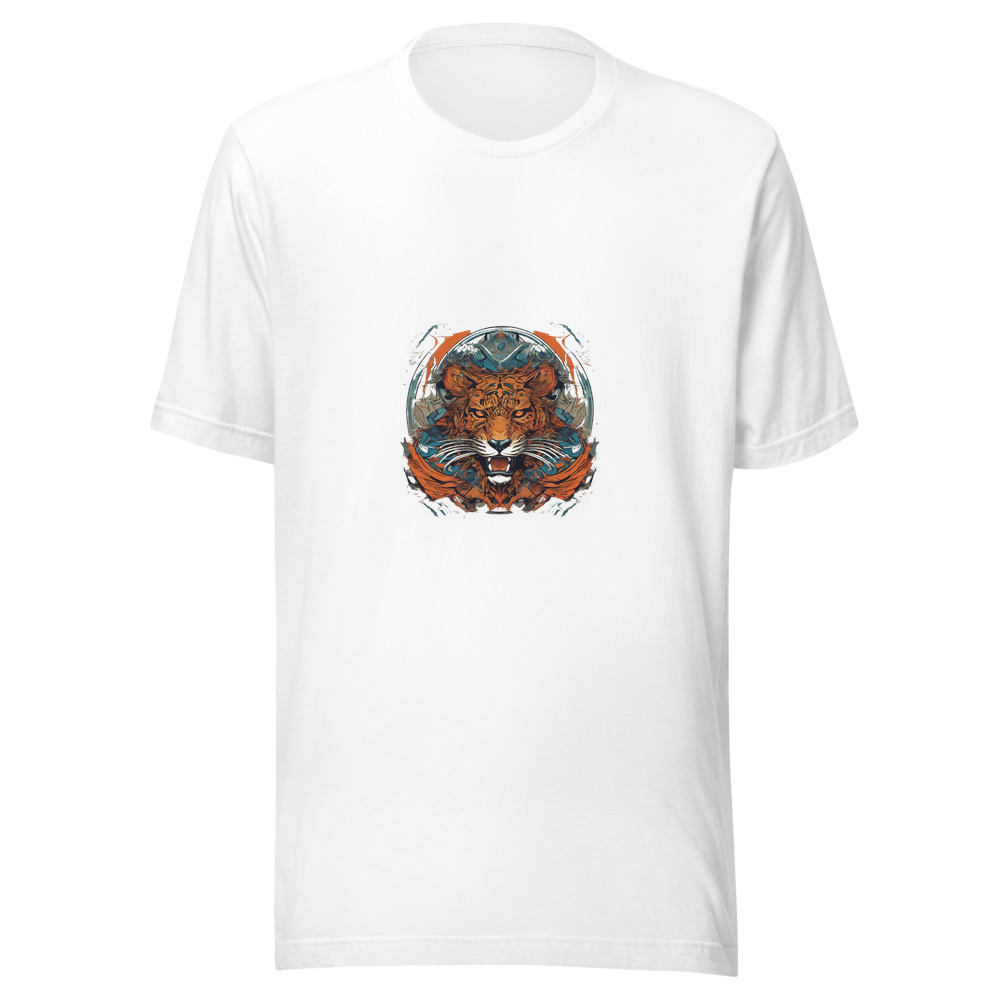 White T-Shirt with print art