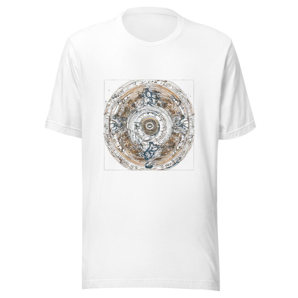 White T-Shirt with print art