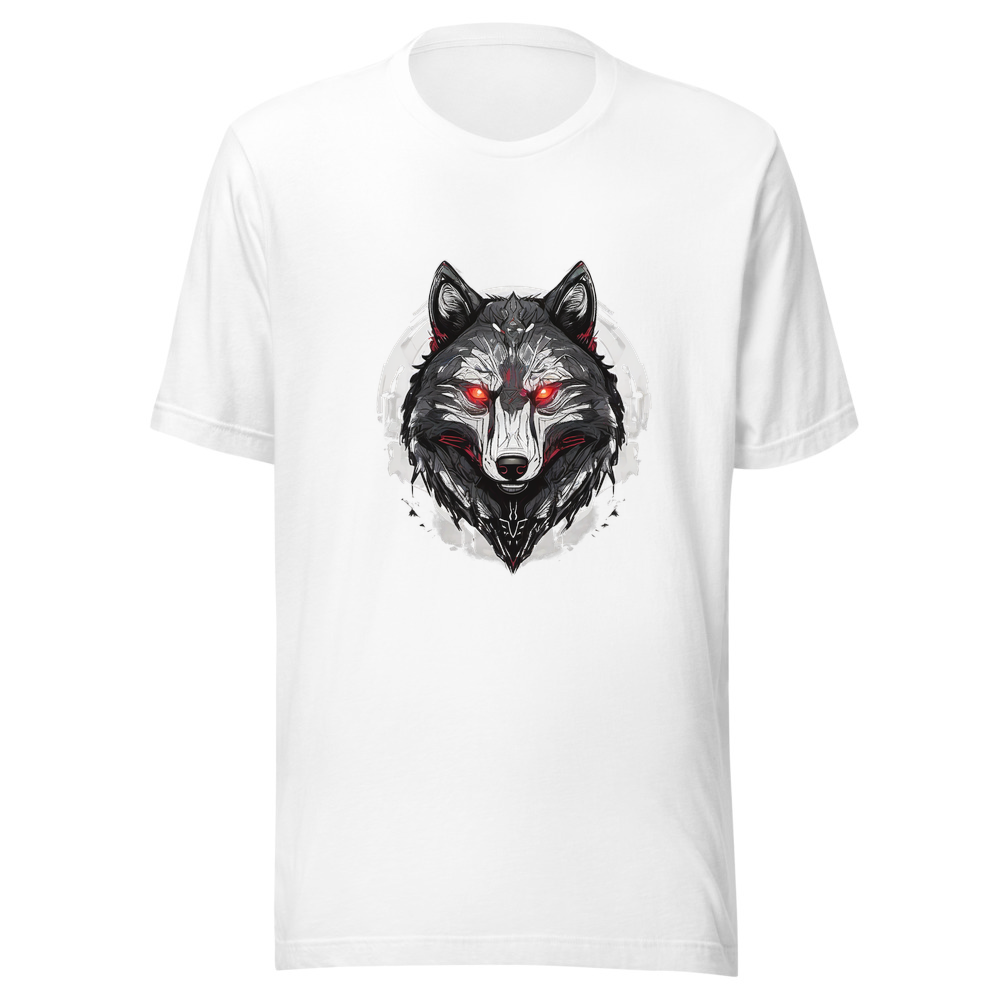 White T-Shirt with print art