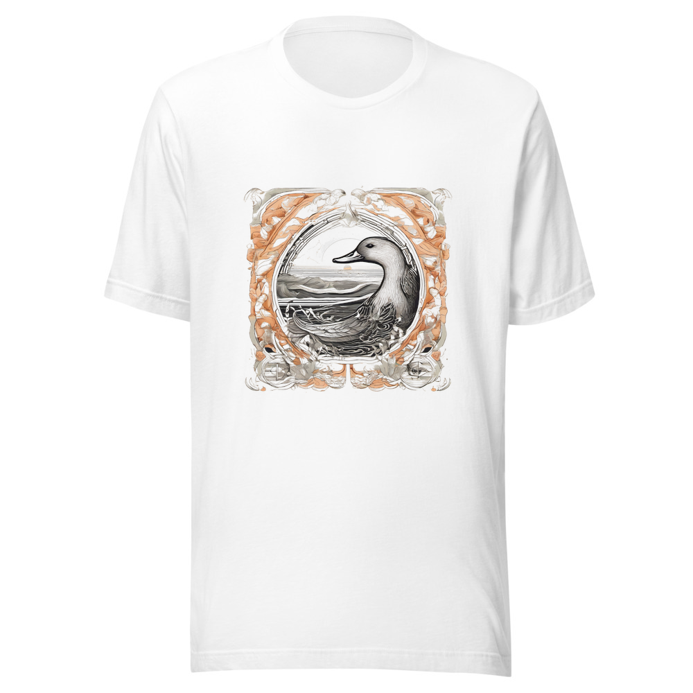 White T-Shirt with print art