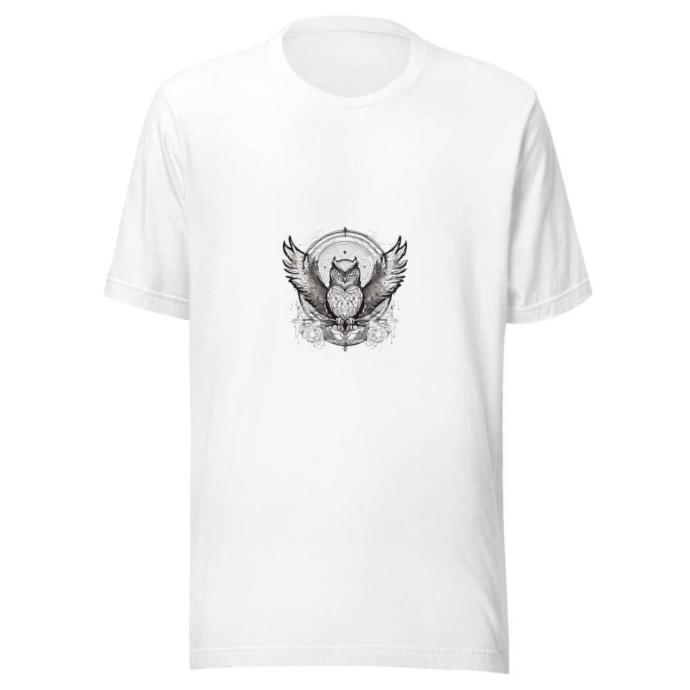 White T-Shirt with print art