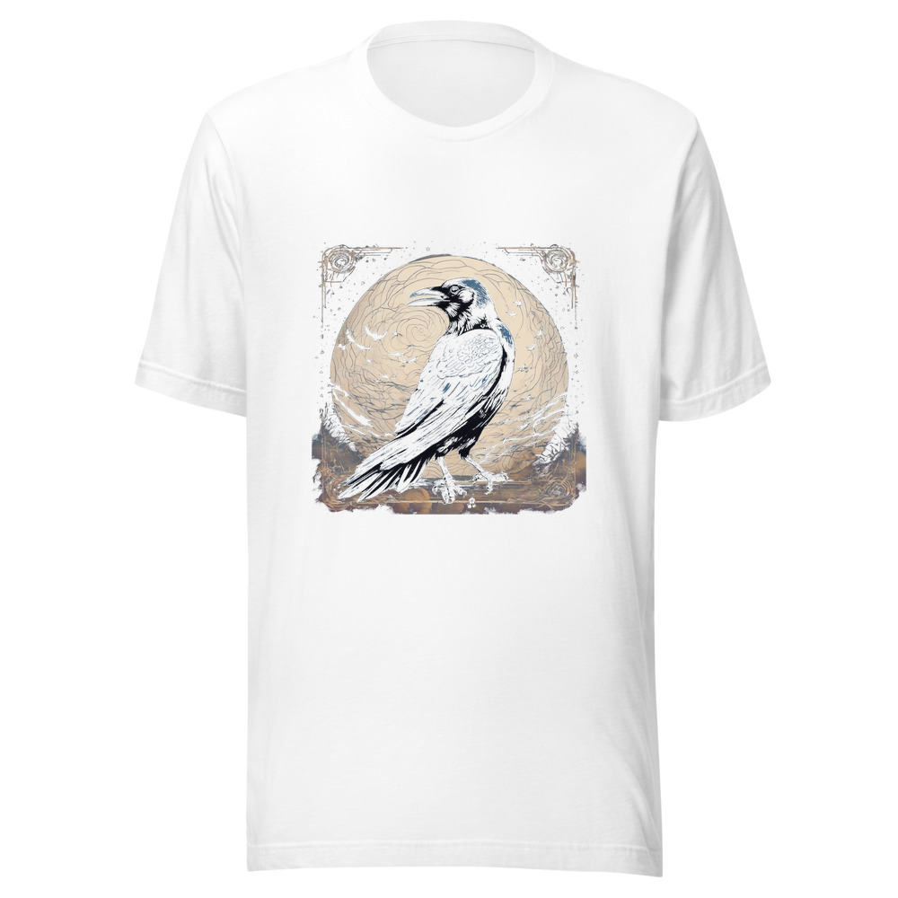 White T-Shirt with print art