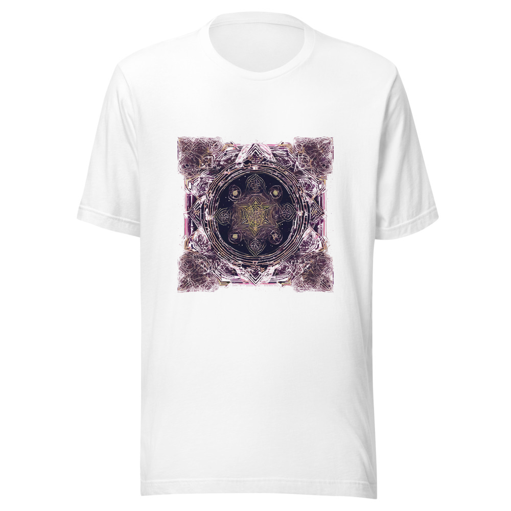 White T-Shirt with print art